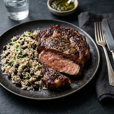 Meu Preferido Arroz Feijao Preto E Carne